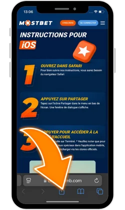 Ouvrez Safari