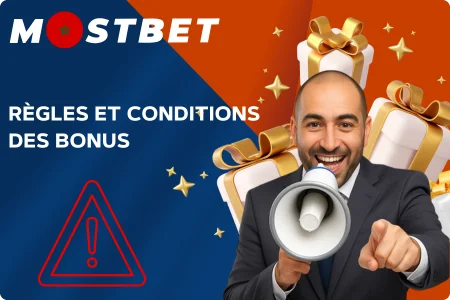 Règles et conditions des bonus Mostbet
