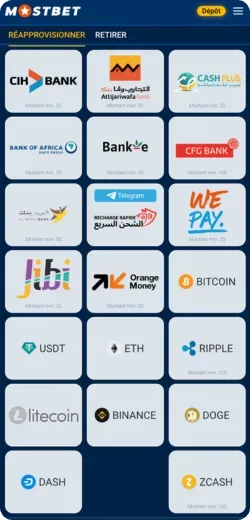 Mostbet Deposit Maroc