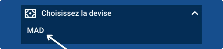 Devise Mostbet Maroc